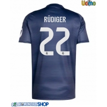 Maglie da calcio Real Madrid Antonio Rudiger #22 Seconda Maglia 2025-26 Manica Corta